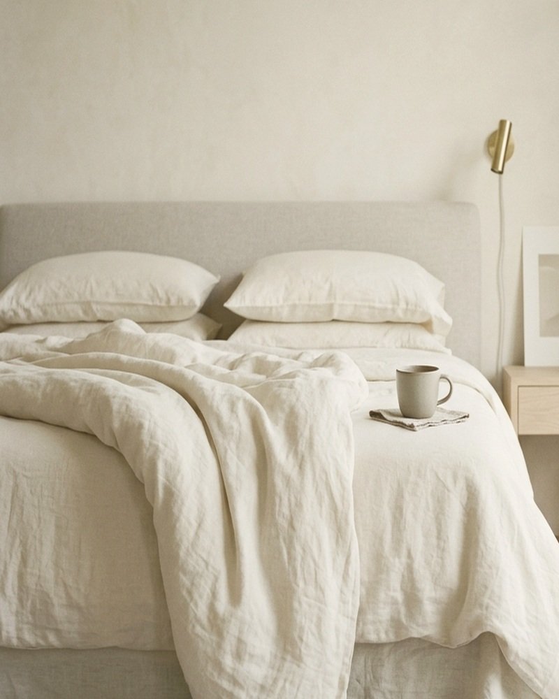 Aria Linen Duvet Cover