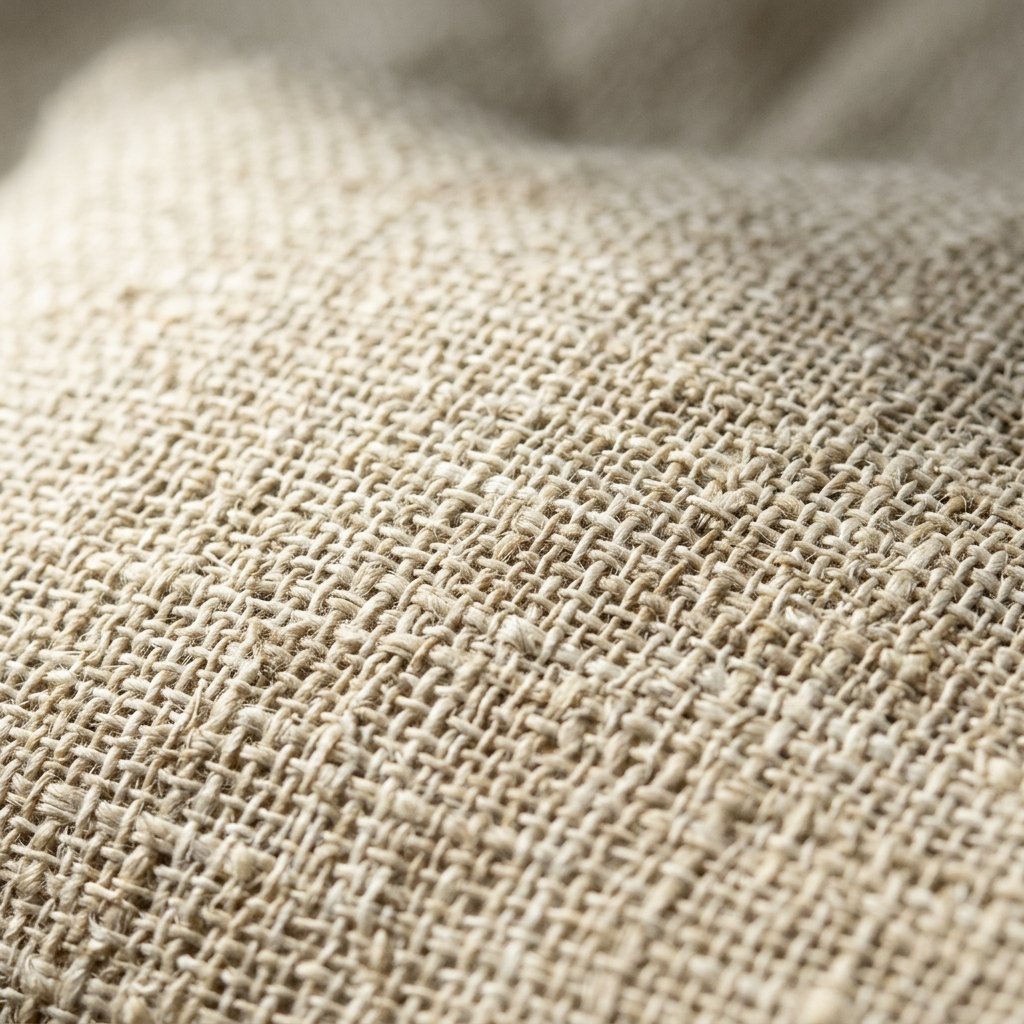 Linen weave detail